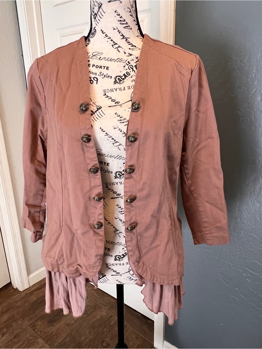 torrid Layered Button-Front Blazer